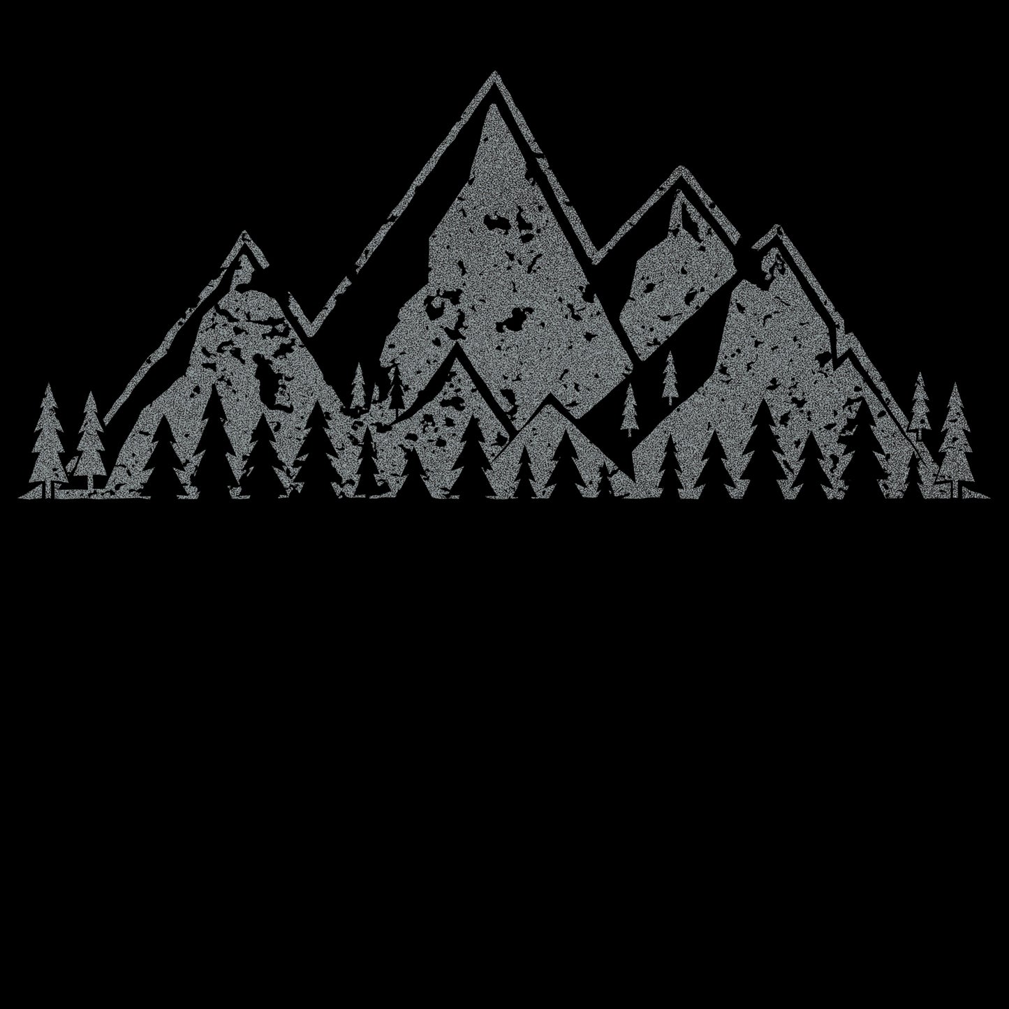 Men's Camping Shirt Mountain T-shirt Mens Graphic Tee - Gritty Mountain Range