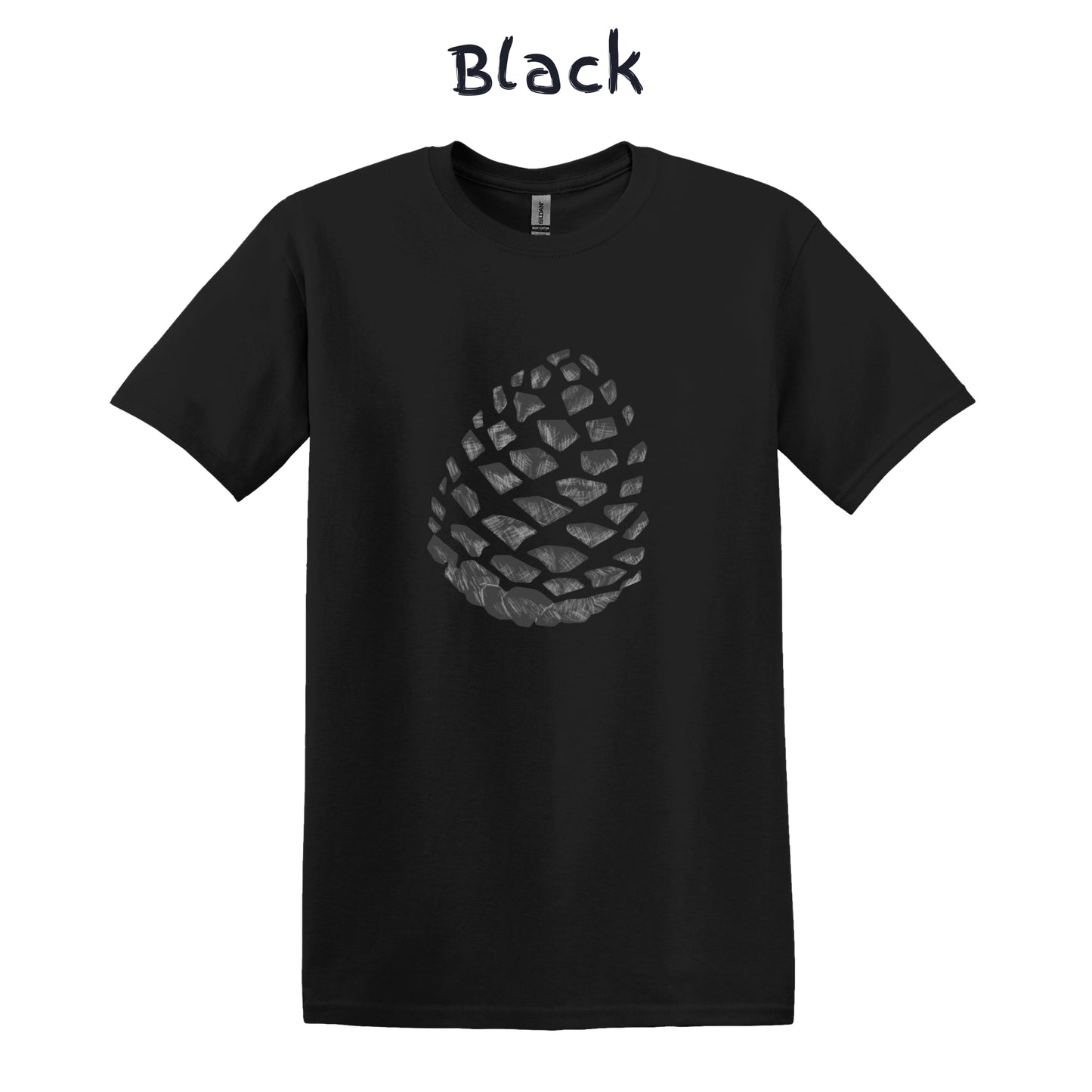 Men's Nature T-Shirt Pinecone Graphic Tee
