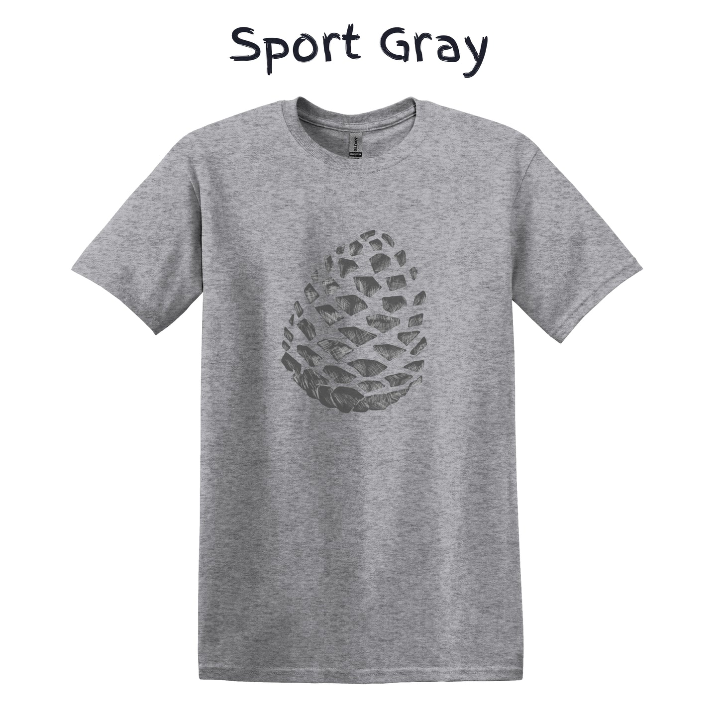 Men's Nature T-Shirt Pinecone Graphic Tee