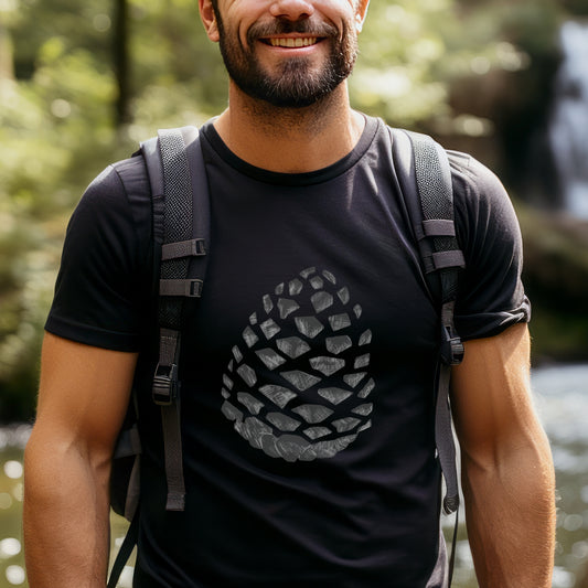 Men's Nature T-Shirt Pinecone Graphic Tee