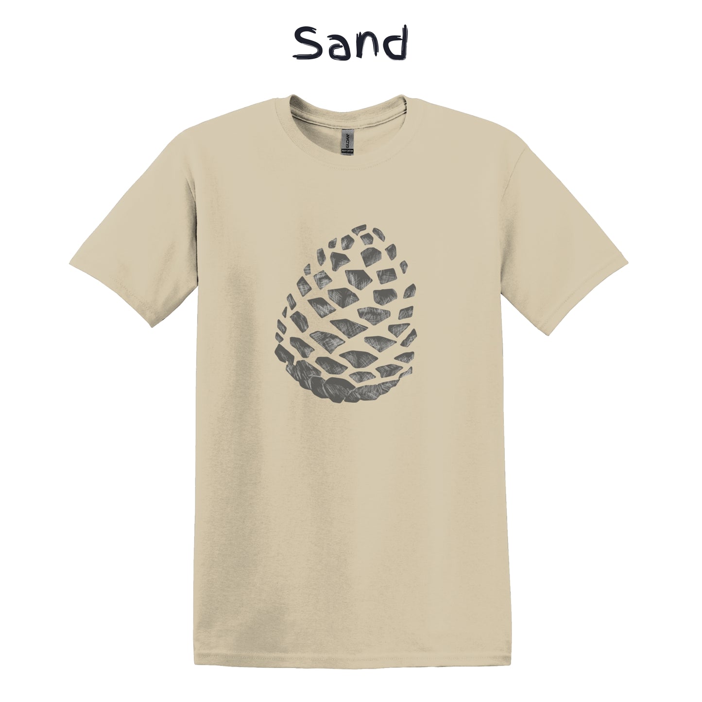 Men's Nature T-Shirt Pinecone Graphic Tee